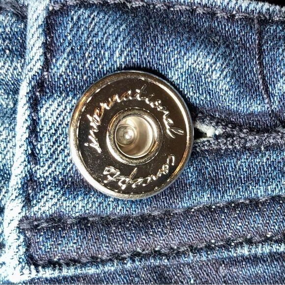 INC International Concepts Regular Fit Skinny Leg Jeans in Blue Wash Women’s 4P - Picture 5 of 11